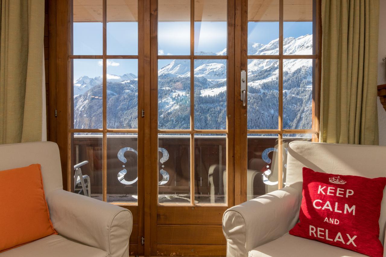 Chalet Bergkristall Wengen Exterior foto